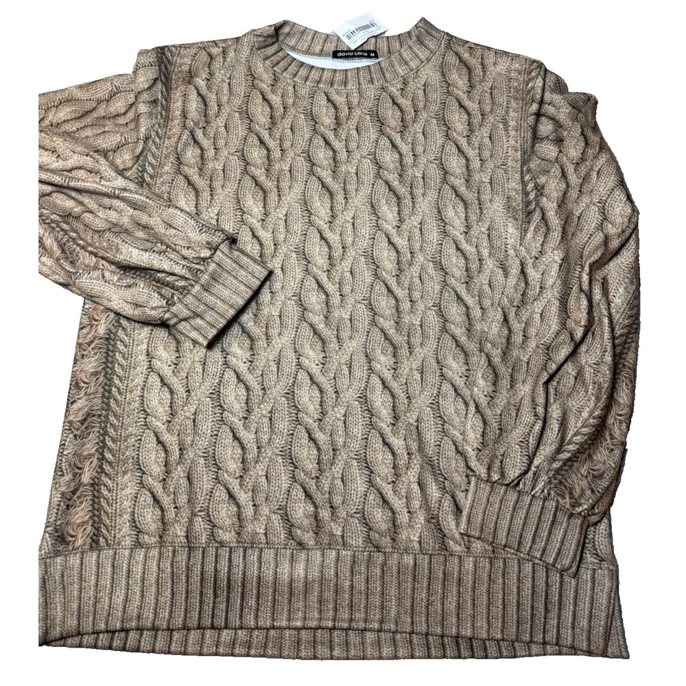 David Cline Saddle Fleece Bubble Sleeve Sweatshirt Women M NEW (Retail $138) USA